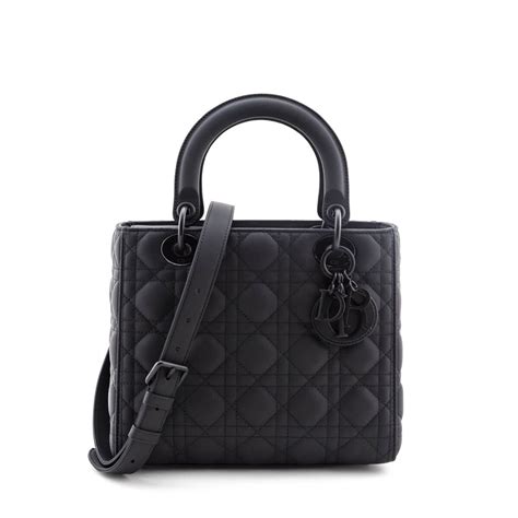 lady dior my abcdior bag black ultramatte cannage calfskin|Lady Dior Black Ultramatte Calfskin—Your Thoughts.. .